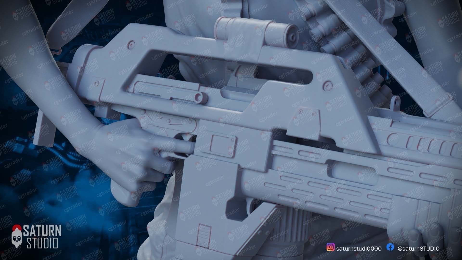 Ripley Aliens 3D print model_7