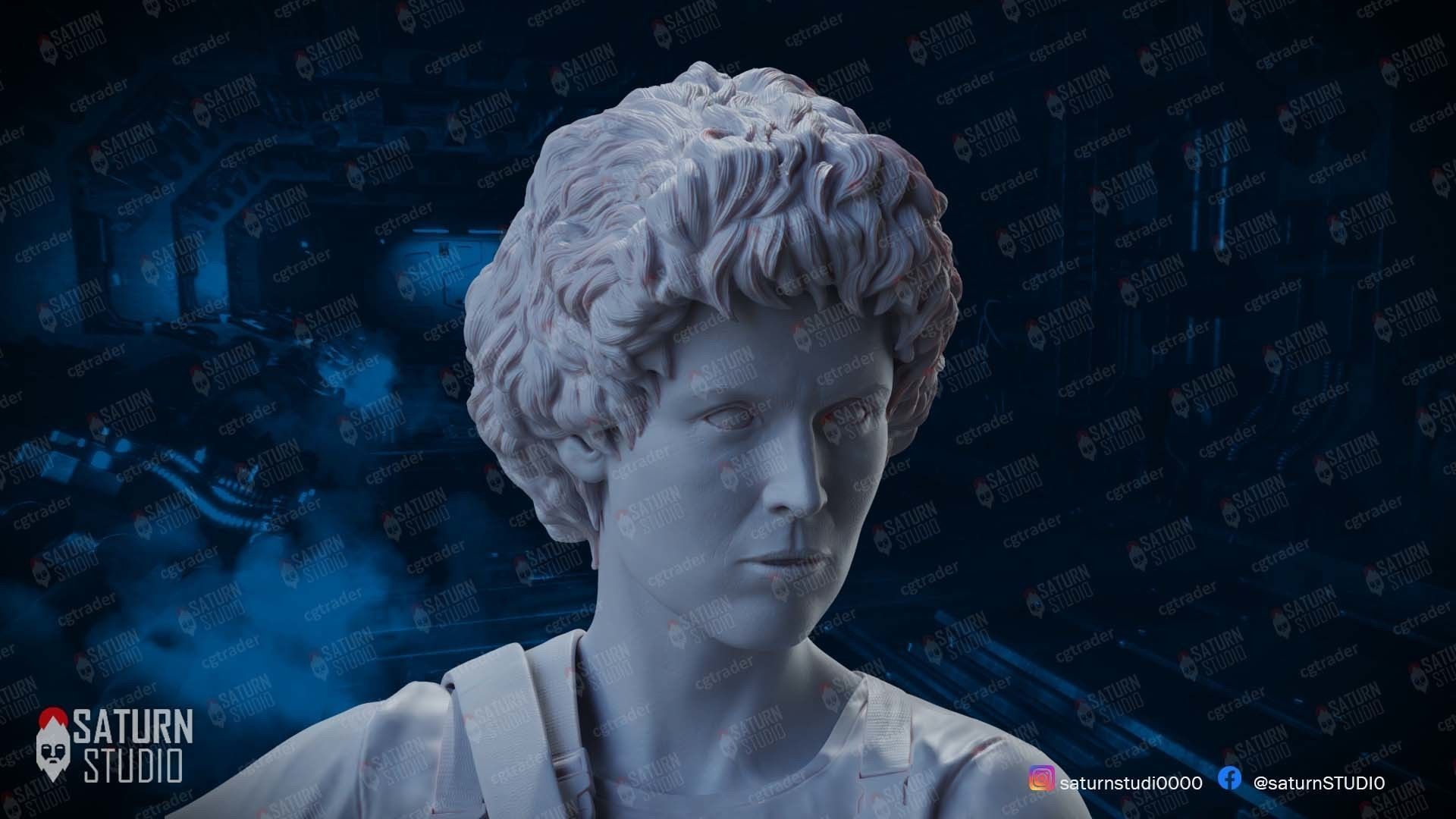 Ripley Aliens 3D print model_3