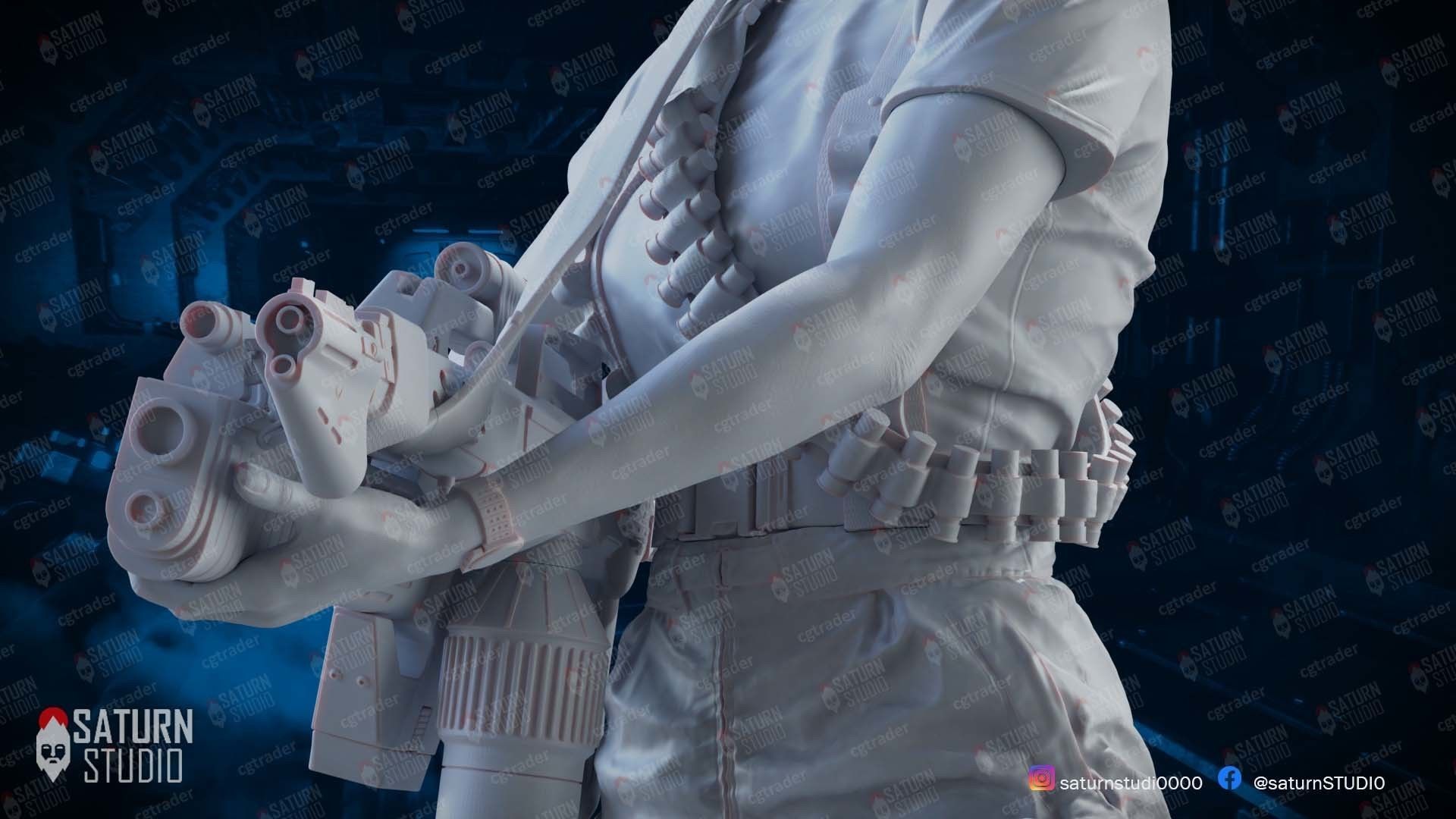 Ripley Aliens 3D print model_5