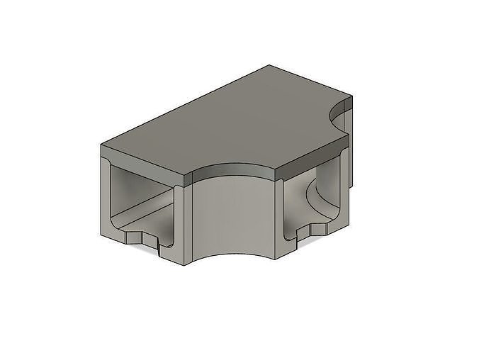 Model Railway Concrete Lineside Trunking 3D print model 4