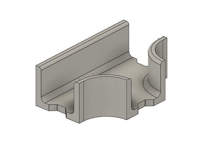 Model Railway Concrete Lineside Trunking 3D print model 5