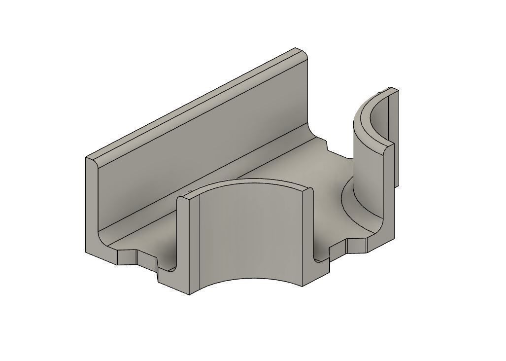 Model Railway Concrete Lineside Trunking 3D print model_4