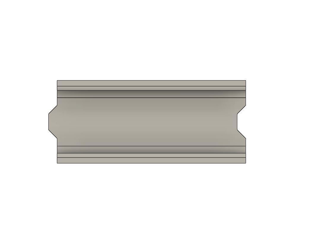 Model Railway Concrete Lineside Trunking 3D print model_15
