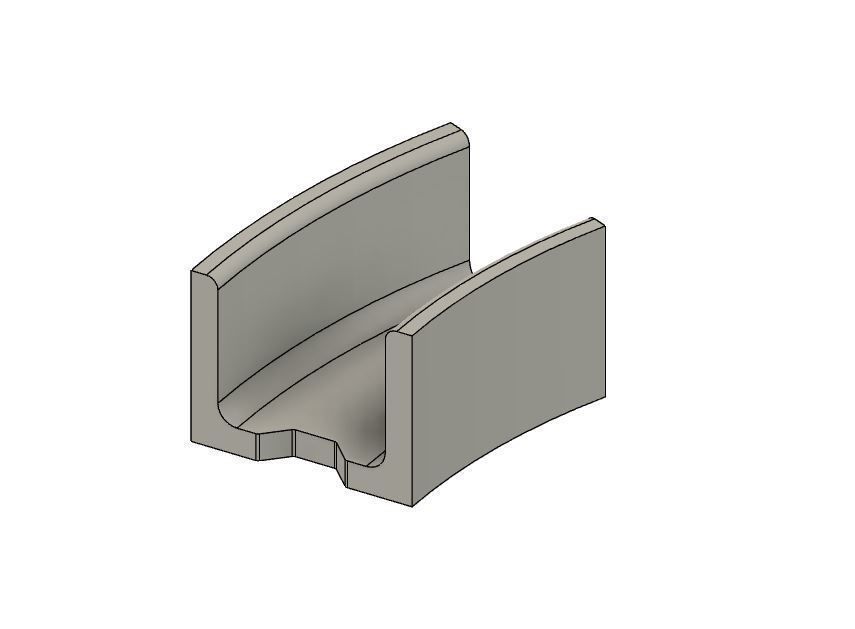 Model Railway Concrete Lineside Trunking 3D print model_8