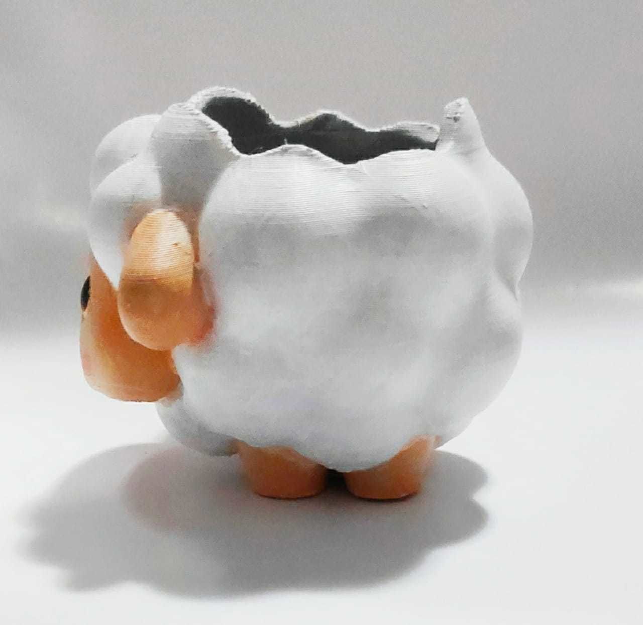 Cute Sheep Pot 3D print model_9