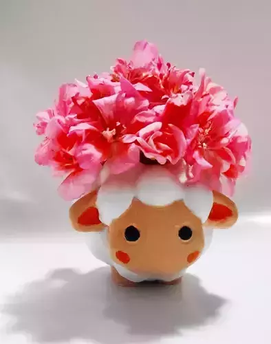 Cute Sheep Pot