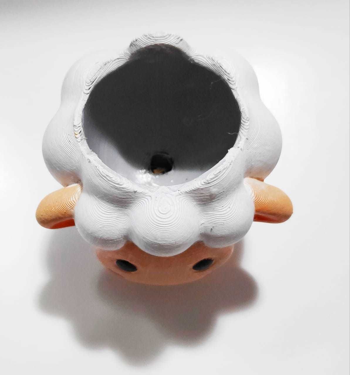 Cute Sheep Pot 3D print model_8