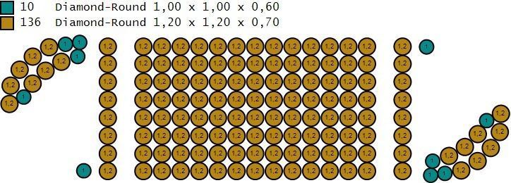 12 MM MIAMI CUBAN LINK CHAIN 2 ROWS DIAMOND BRACELET OR NECKLACE 3D print model_11