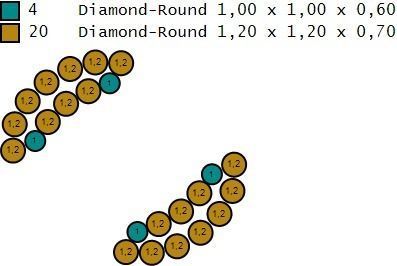 12 MM MIAMI CUBAN LINK CHAIN 2 ROWS DIAMOND BRACELET OR NECKLACE 3D print model_12