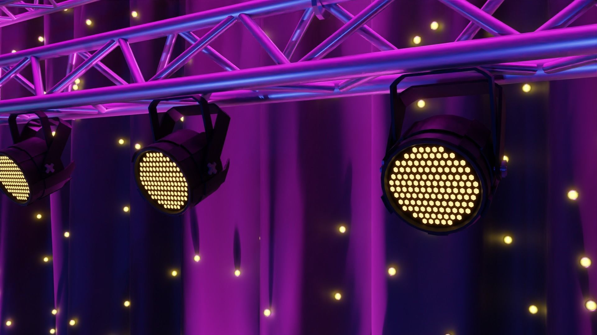 Palace of Students Almaty theatre scene 3D model_6