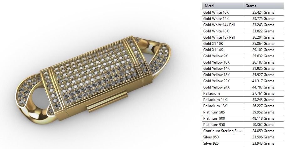 14 MM MIAMI CUBAN LINK CHAIN 2 ROWS DIAMOND BRACELET OR NECKLACE 3D print model_10