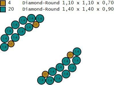 14 MM MIAMI CUBAN LINK CHAIN 2 ROWS DIAMOND BRACELET OR NECKLACE 3D print model_11