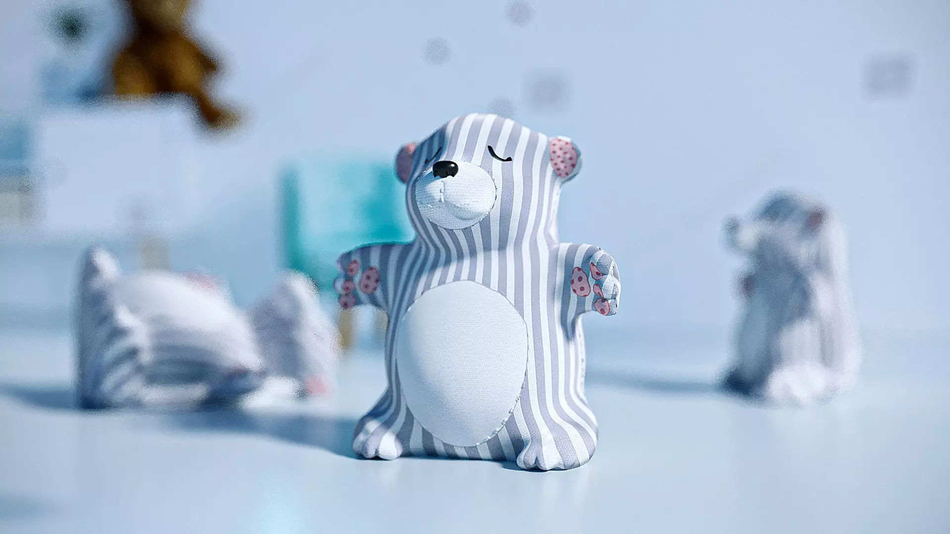 Bear Toy  3D model_0