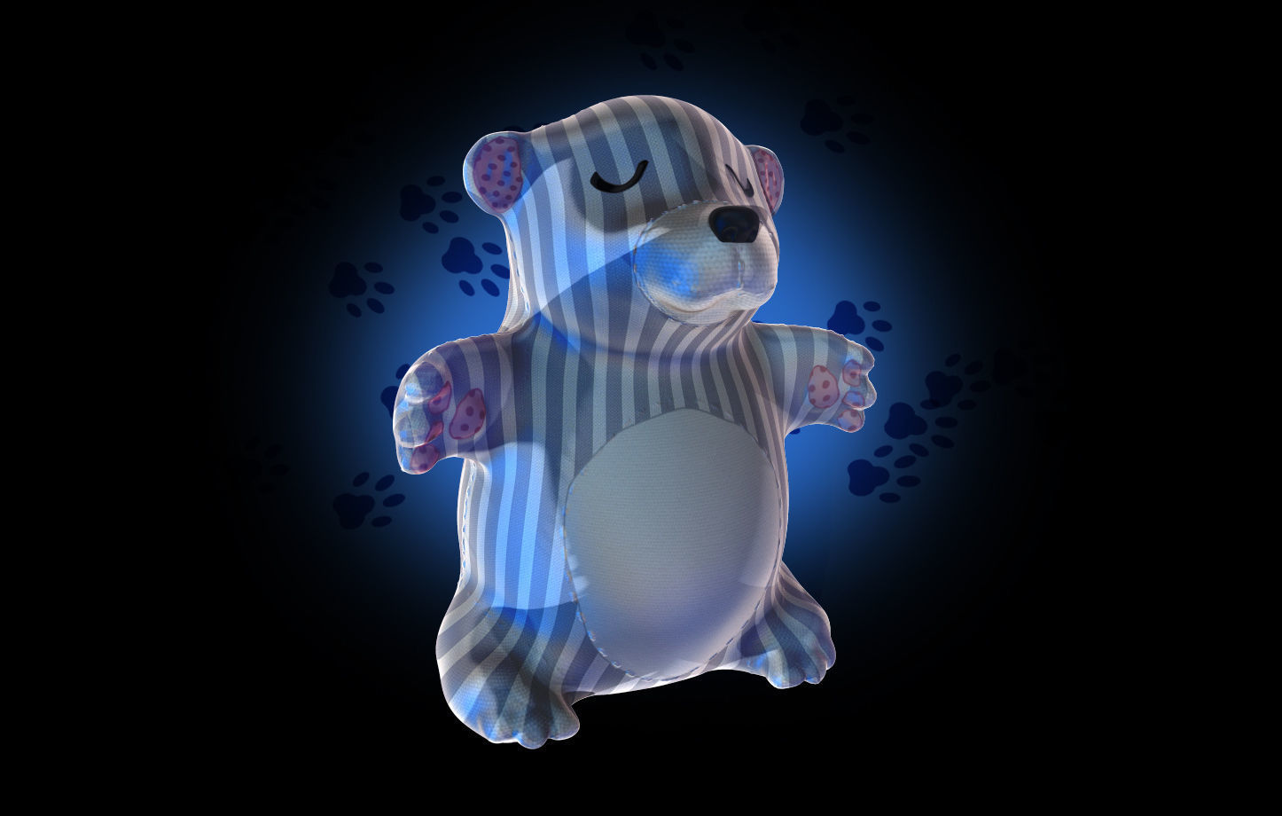 Bear Toy  3D model_1