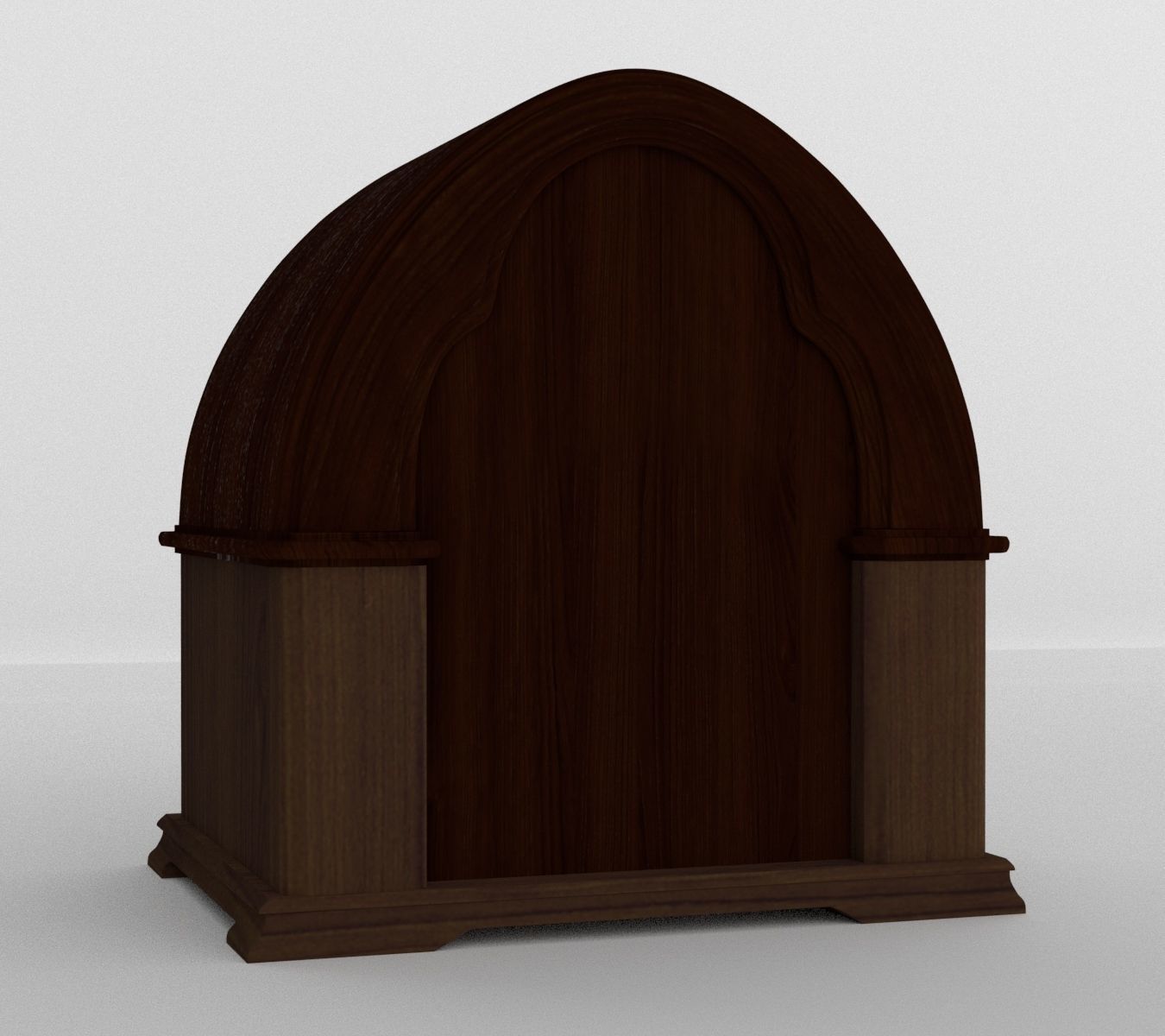 Vintage Radio 3D model_4