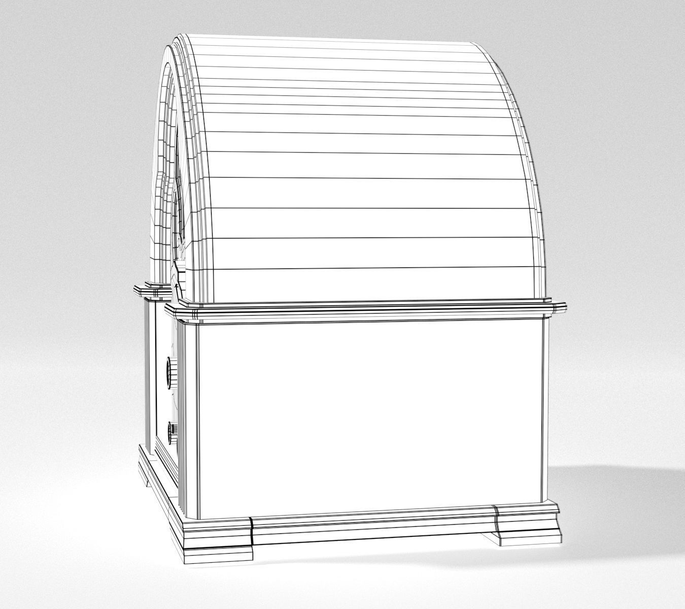 Vintage Radio 3D model_9