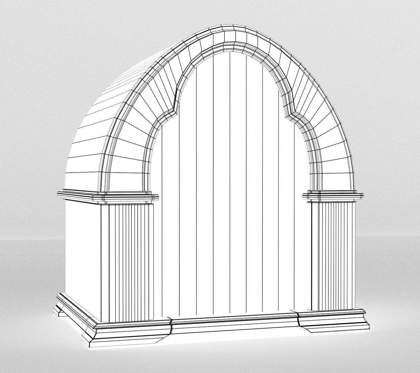 Vintage Radio 3D model_10