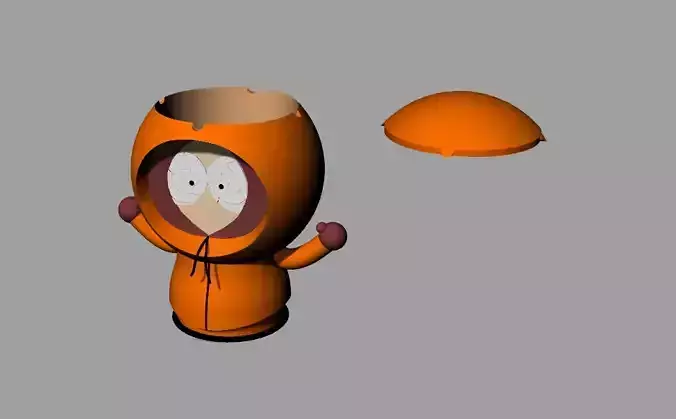 Cendrier Kenny  3D print model