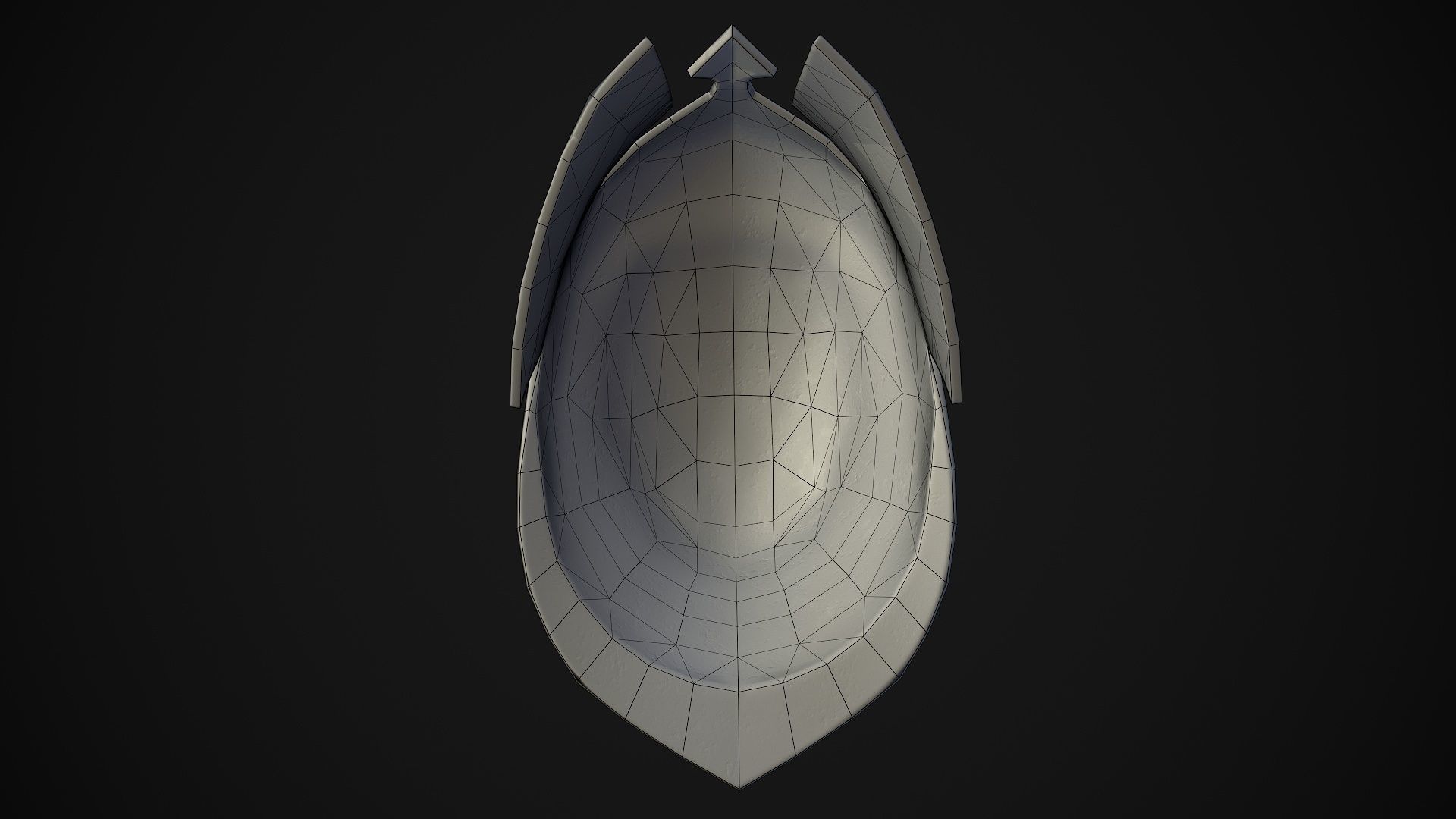 Greek helmets Low-poly 3D model_26
