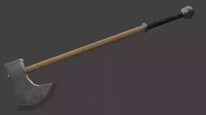 Single-Bladed Cavalry Ax