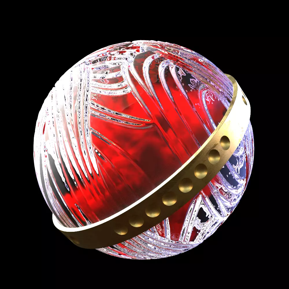 Remembrall glass ball 3D model_0