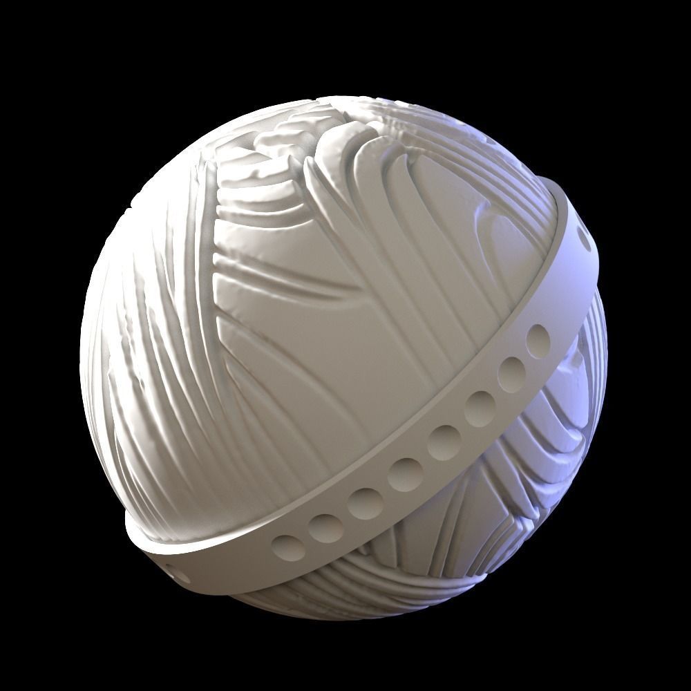 Remembrall glass ball 3D model_1