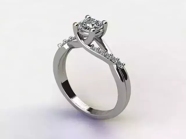 10107 person engagement ring gold