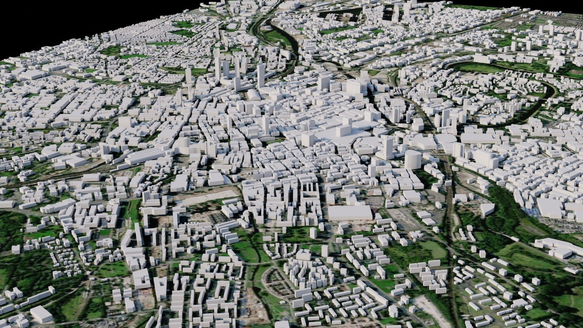 Manchester - England 3D model_1