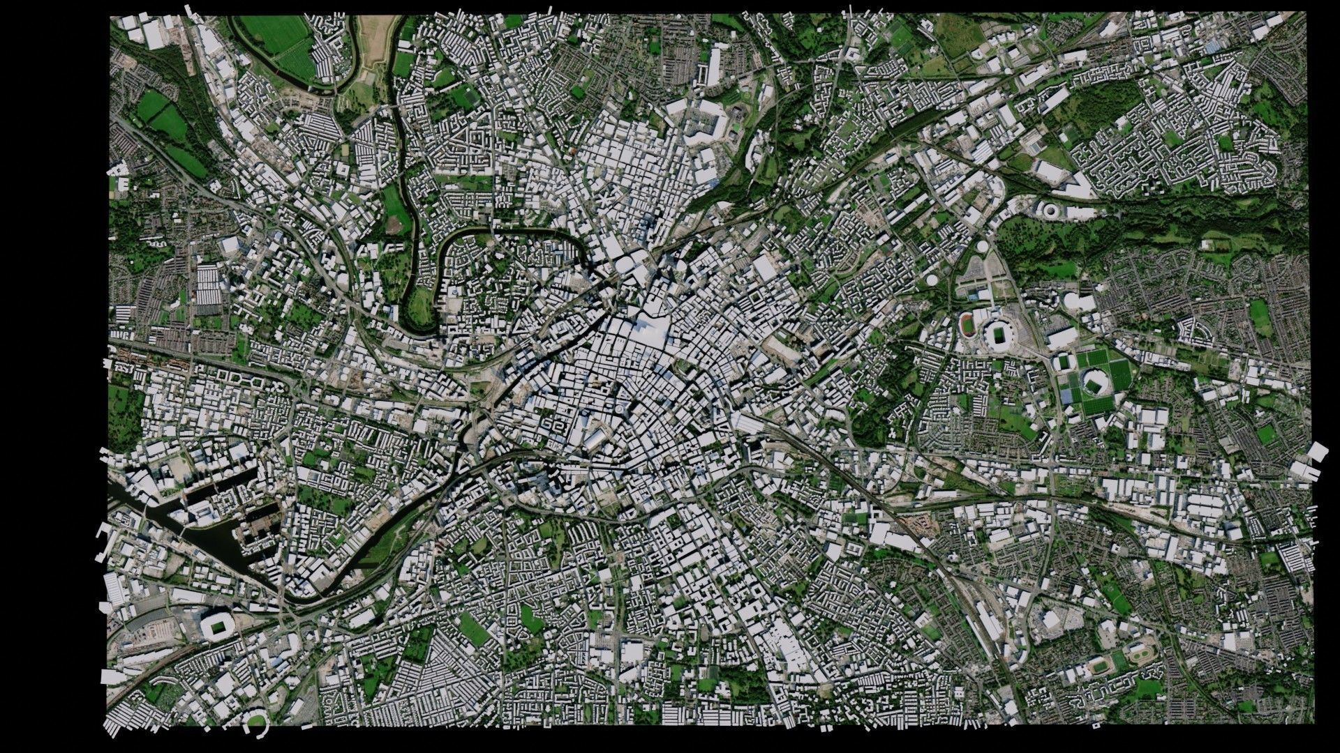 Manchester - England 3D model_2