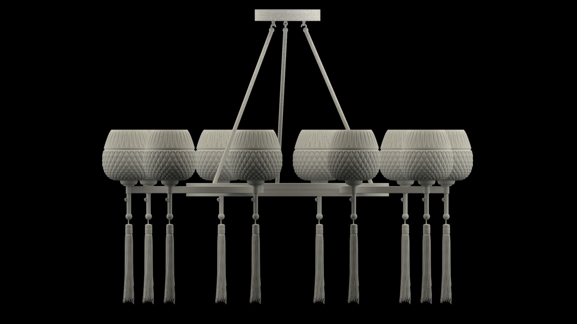 Chinese lantern 3D model_5