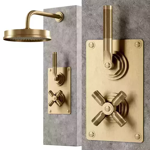 Landmark industrial urban shower by Samuel Heath  3D model