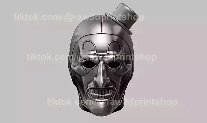 Terrifier 2 Mask 3D Print Model