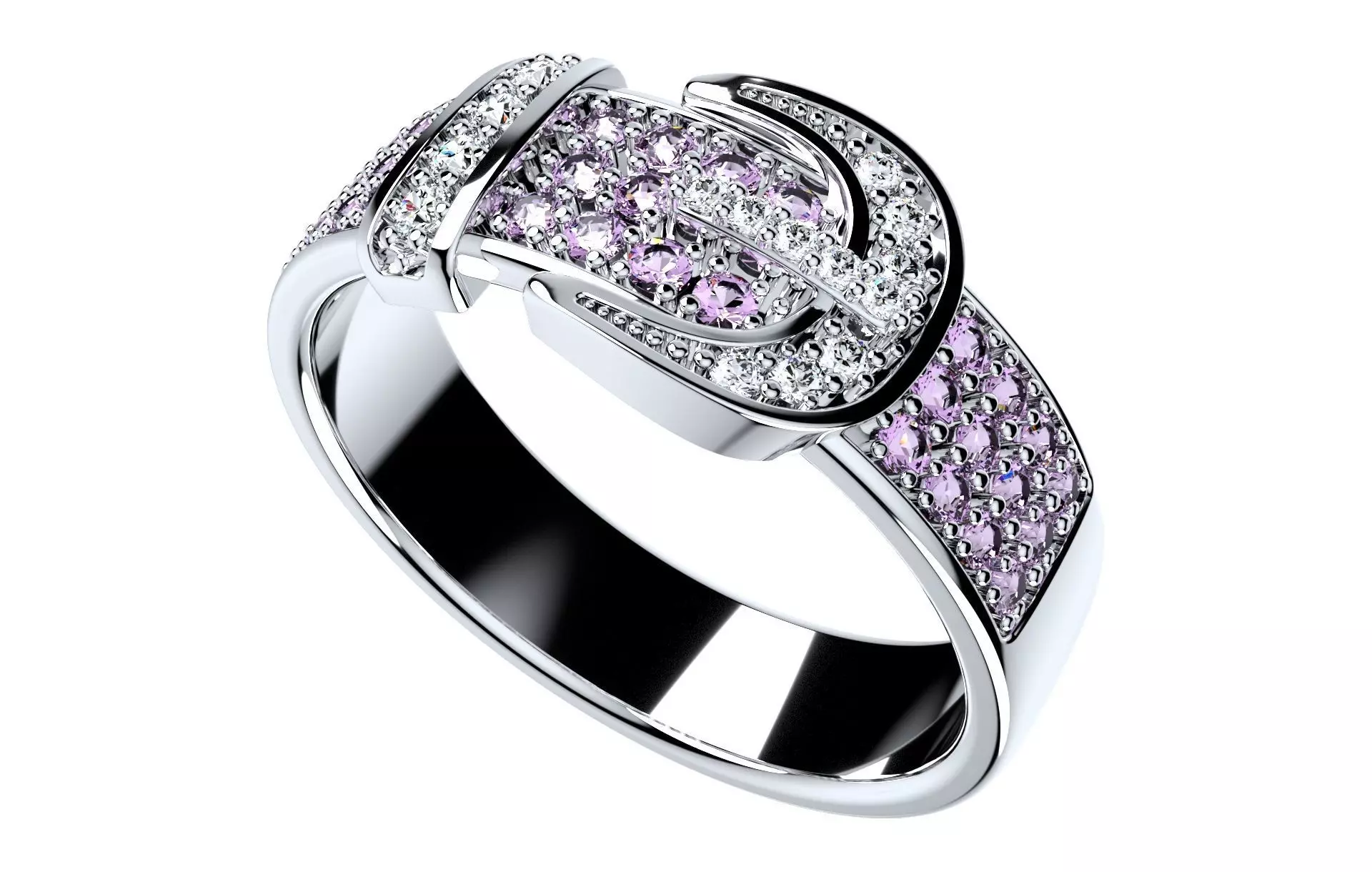 Men And Women Belt Ring 3D CAD Design-O1B03 3D print model