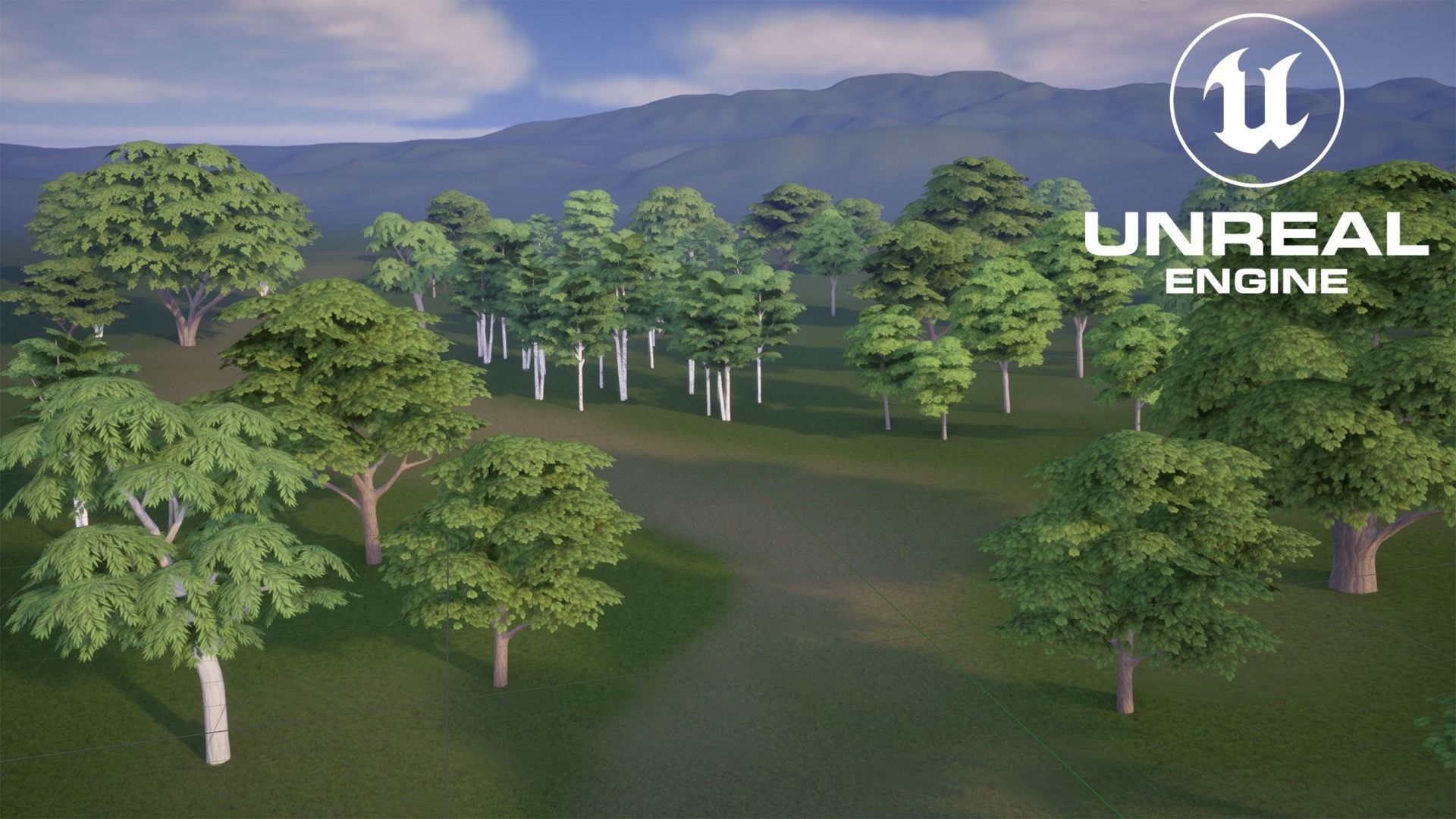 Tree Pack Low Poly G86 Low-poly 3D model_3