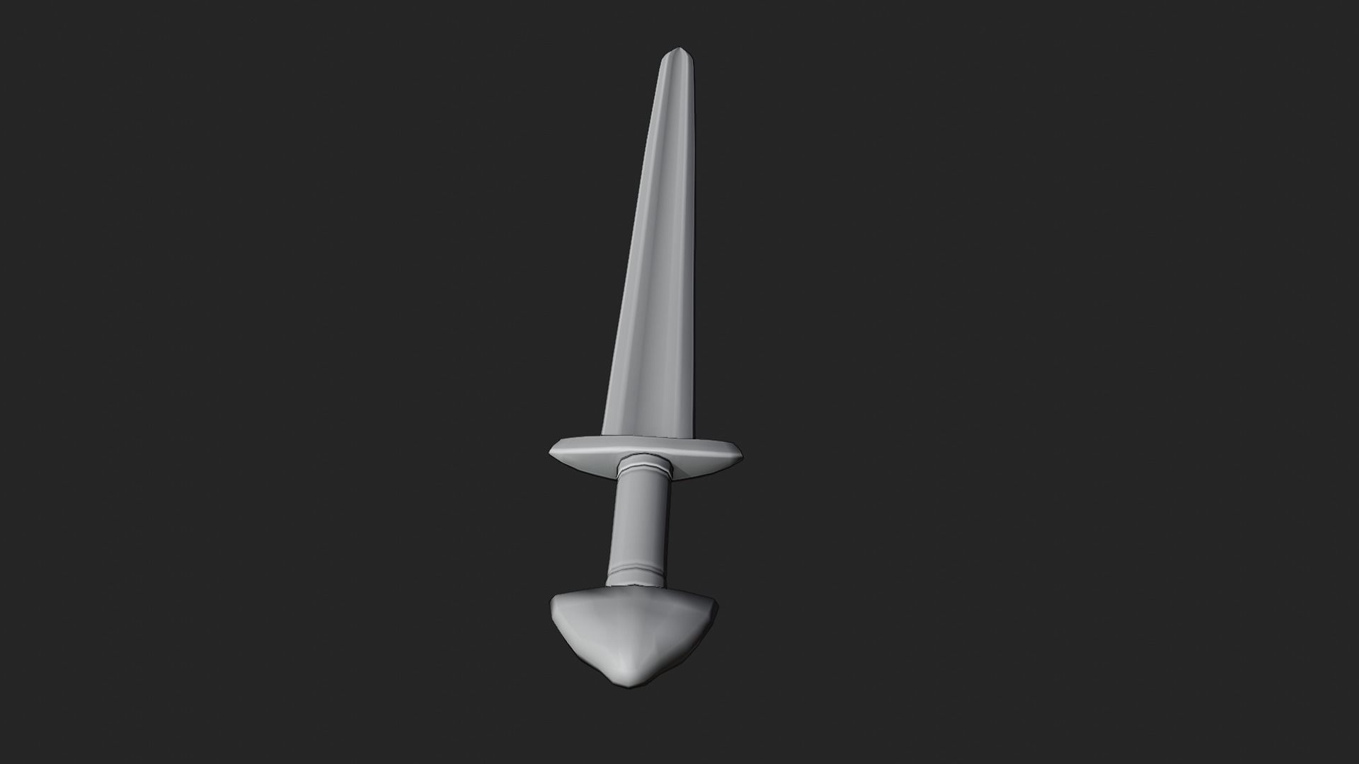 northmen sword and sheath  game ready Low-poly 3D model_13