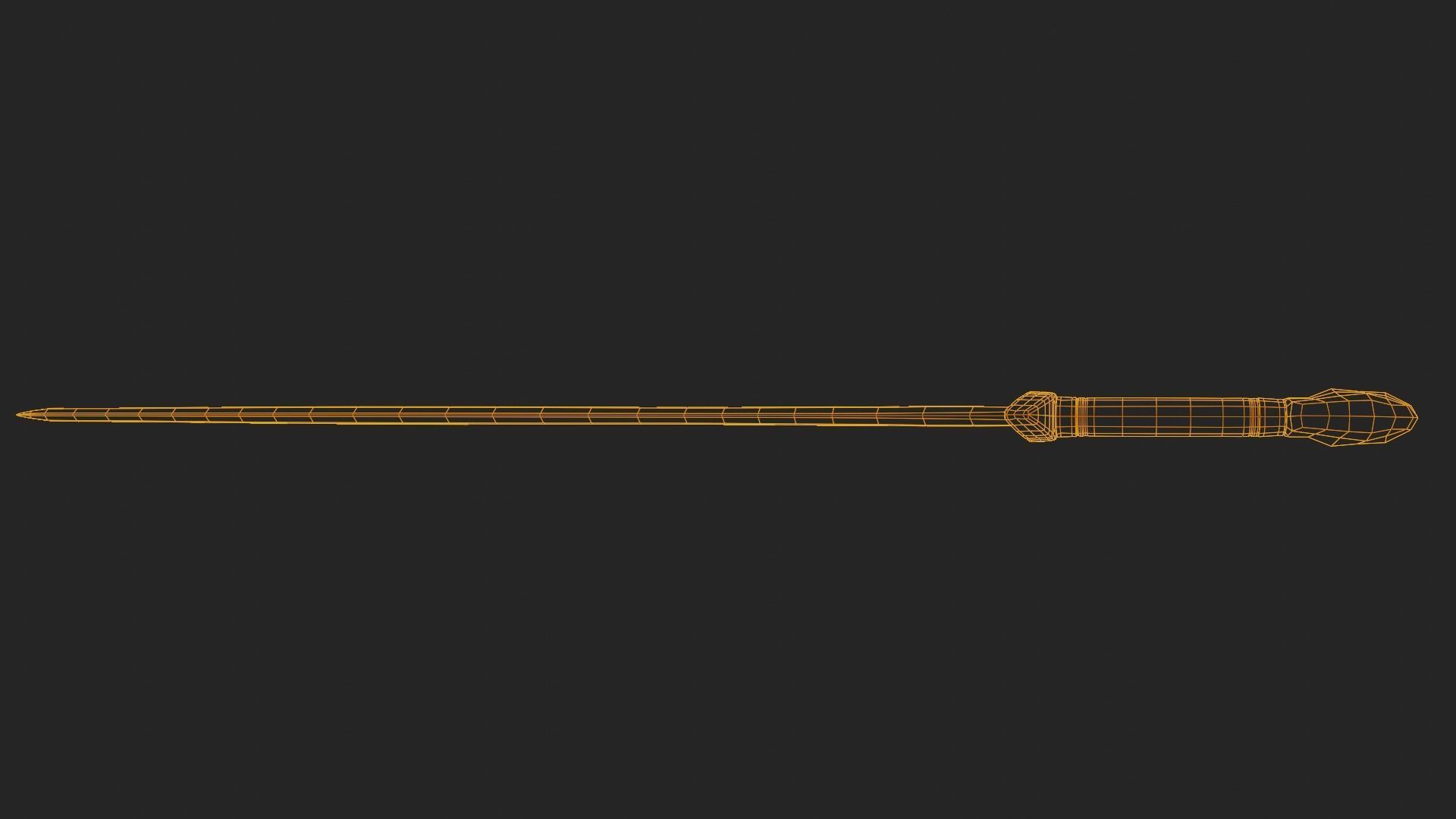 northmen sword and sheath  game ready Low-poly 3D model_9
