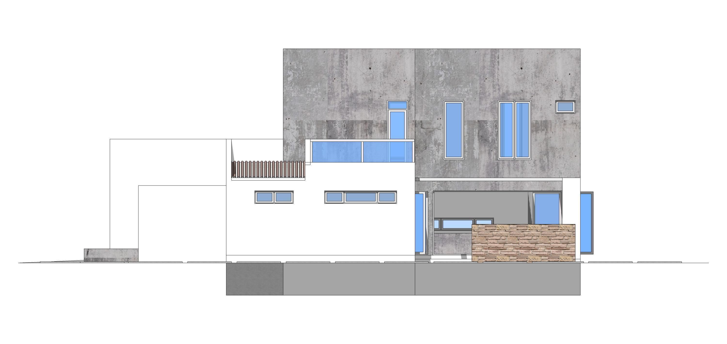 Villa C8 - Sketchup dwg lumion render picture 3D model_18