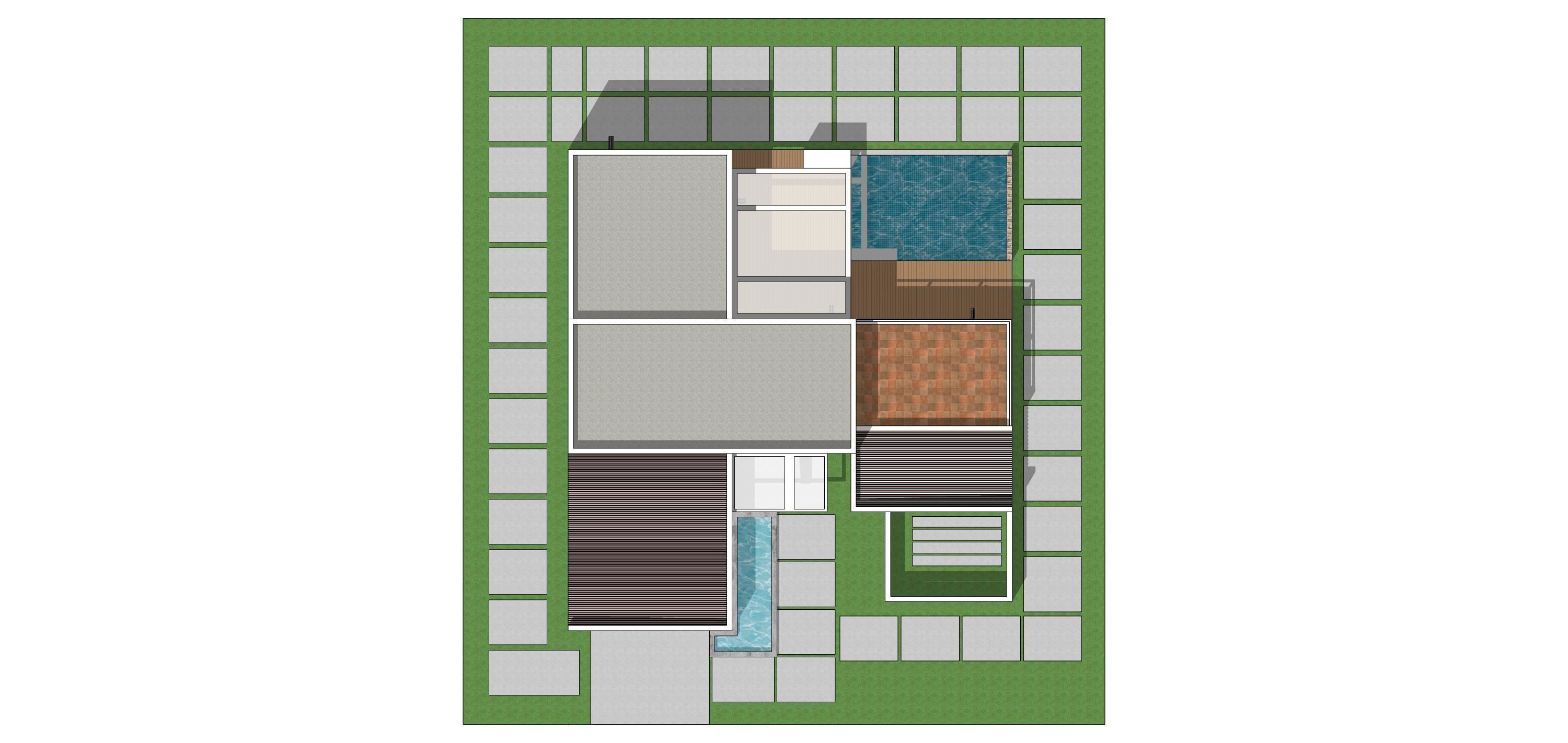 Villa C8 - Sketchup dwg lumion render picture 3D model_27