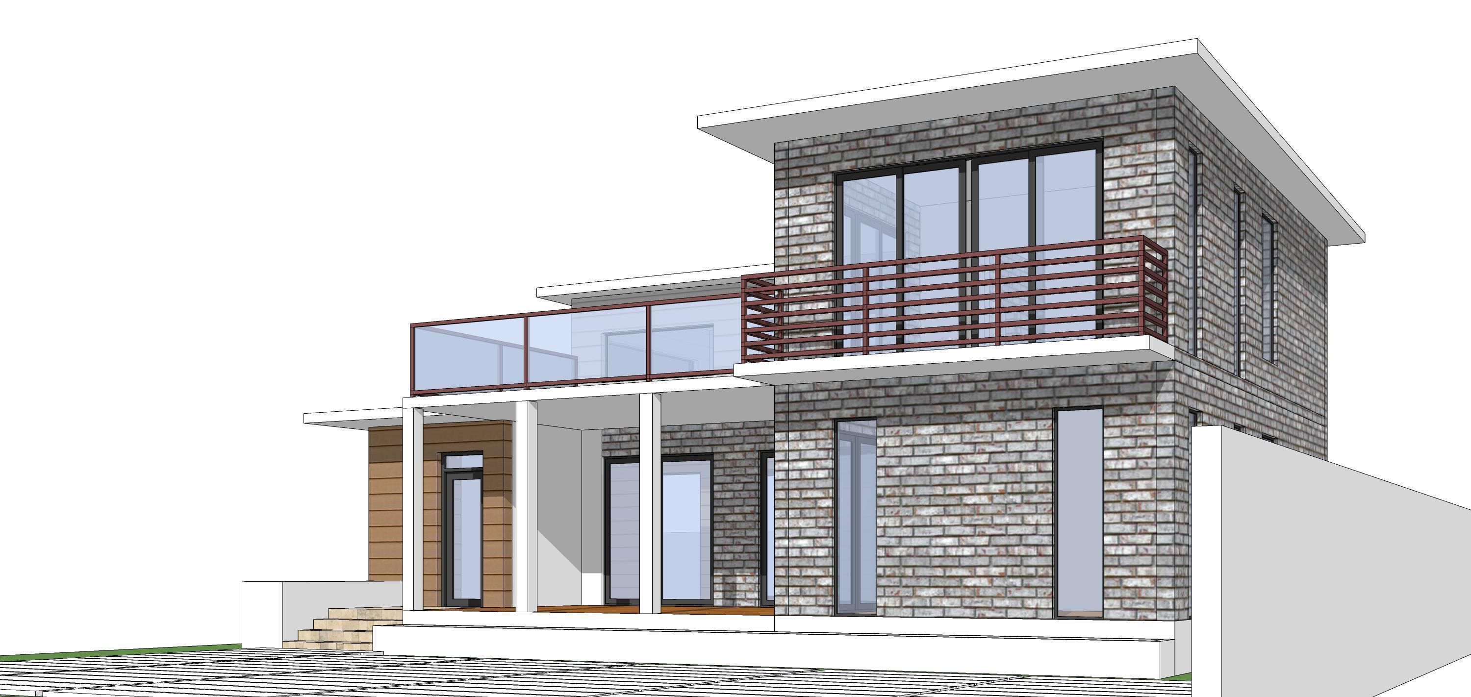 Villa C9 - Sketchup dwg lumion render picture 3D model_28