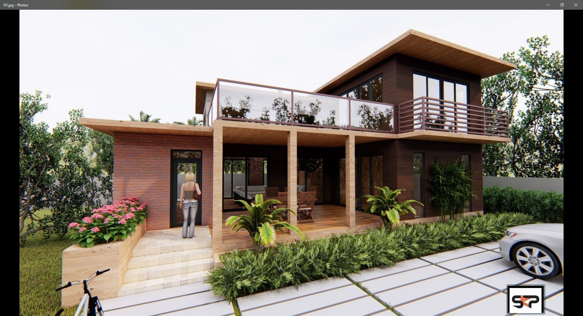 Villa C9 - Sketchup dwg lumion render picture 3D model_8