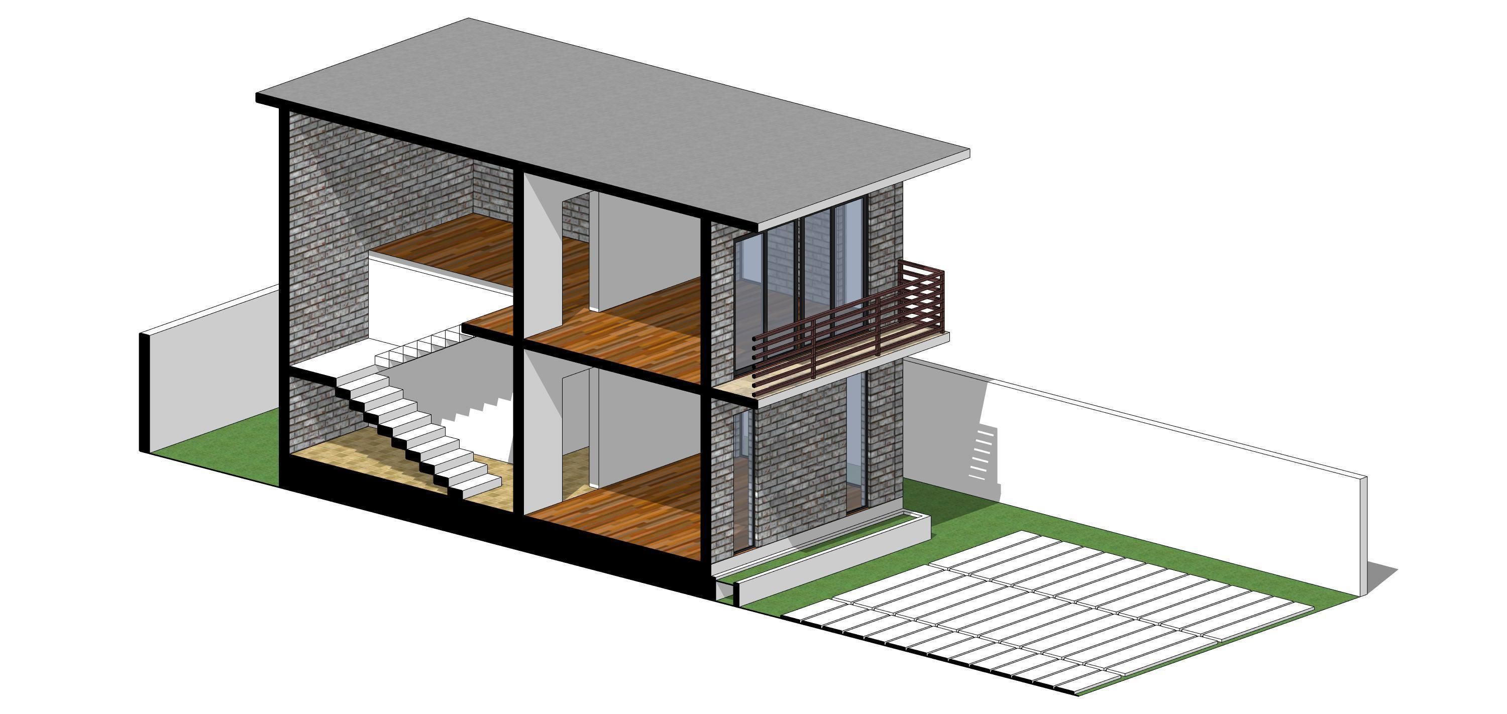 Villa C9 - Sketchup dwg lumion render picture 3D model_25