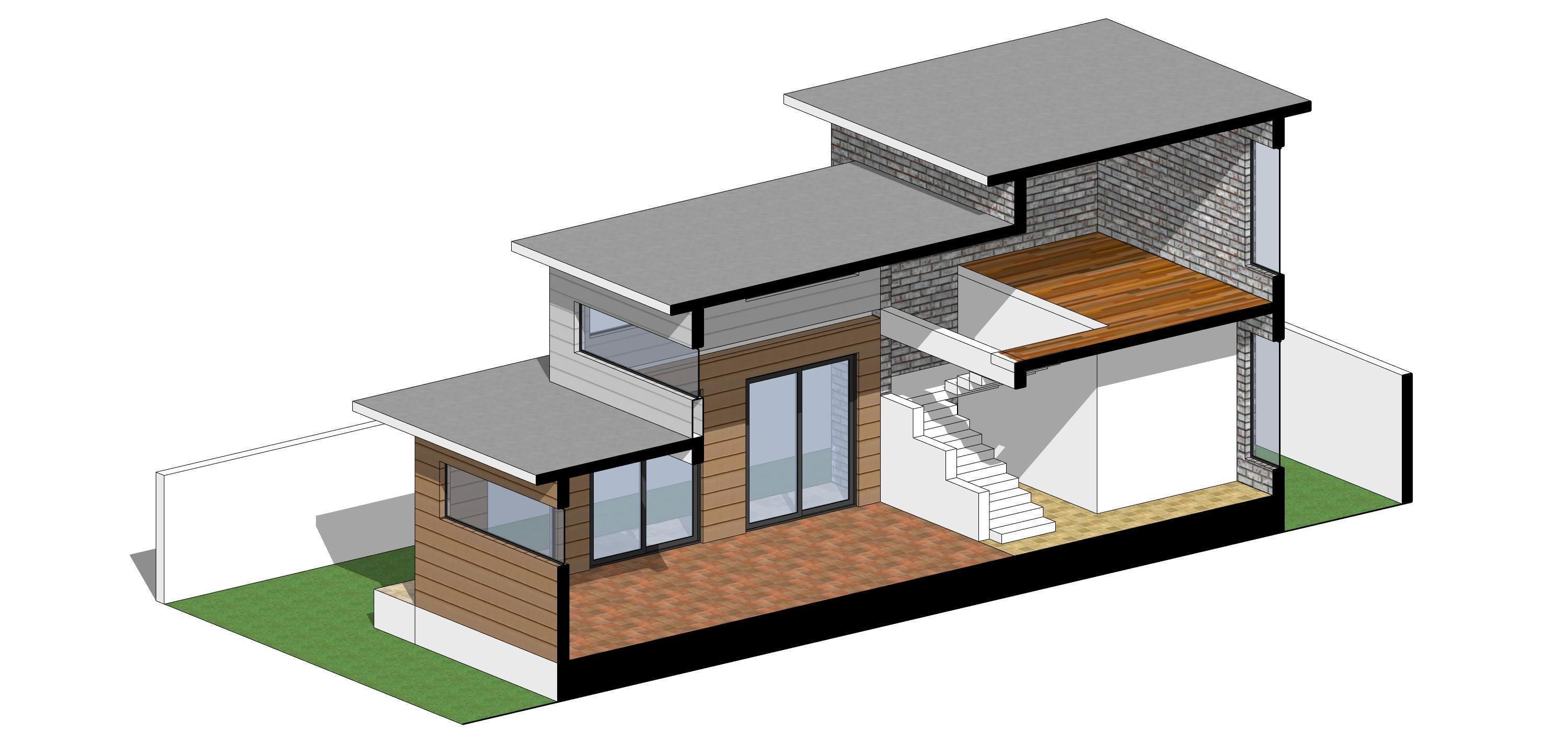 Villa C9 - Sketchup dwg lumion render picture 3D model_24