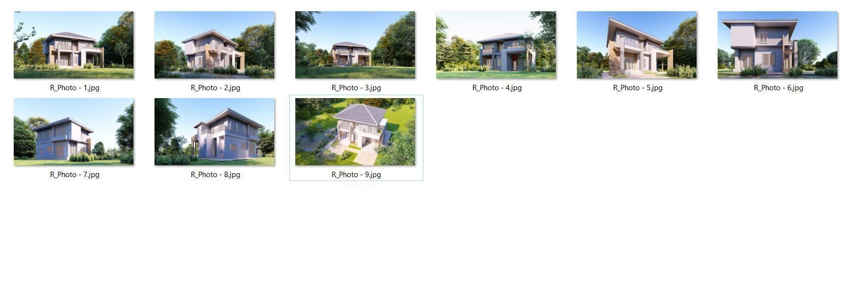 Villa C10 - Home 10x12m 3D model_13