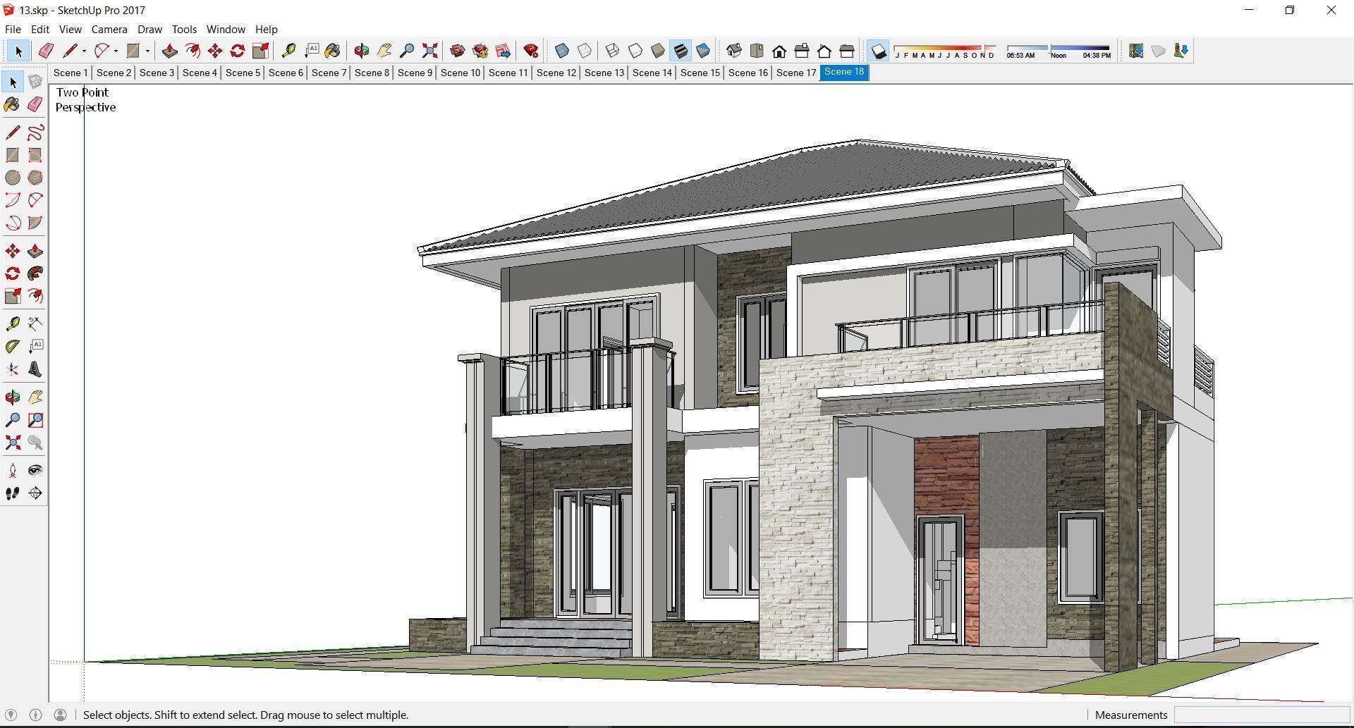 Villa C10 - Home 10x12m 3D model_8