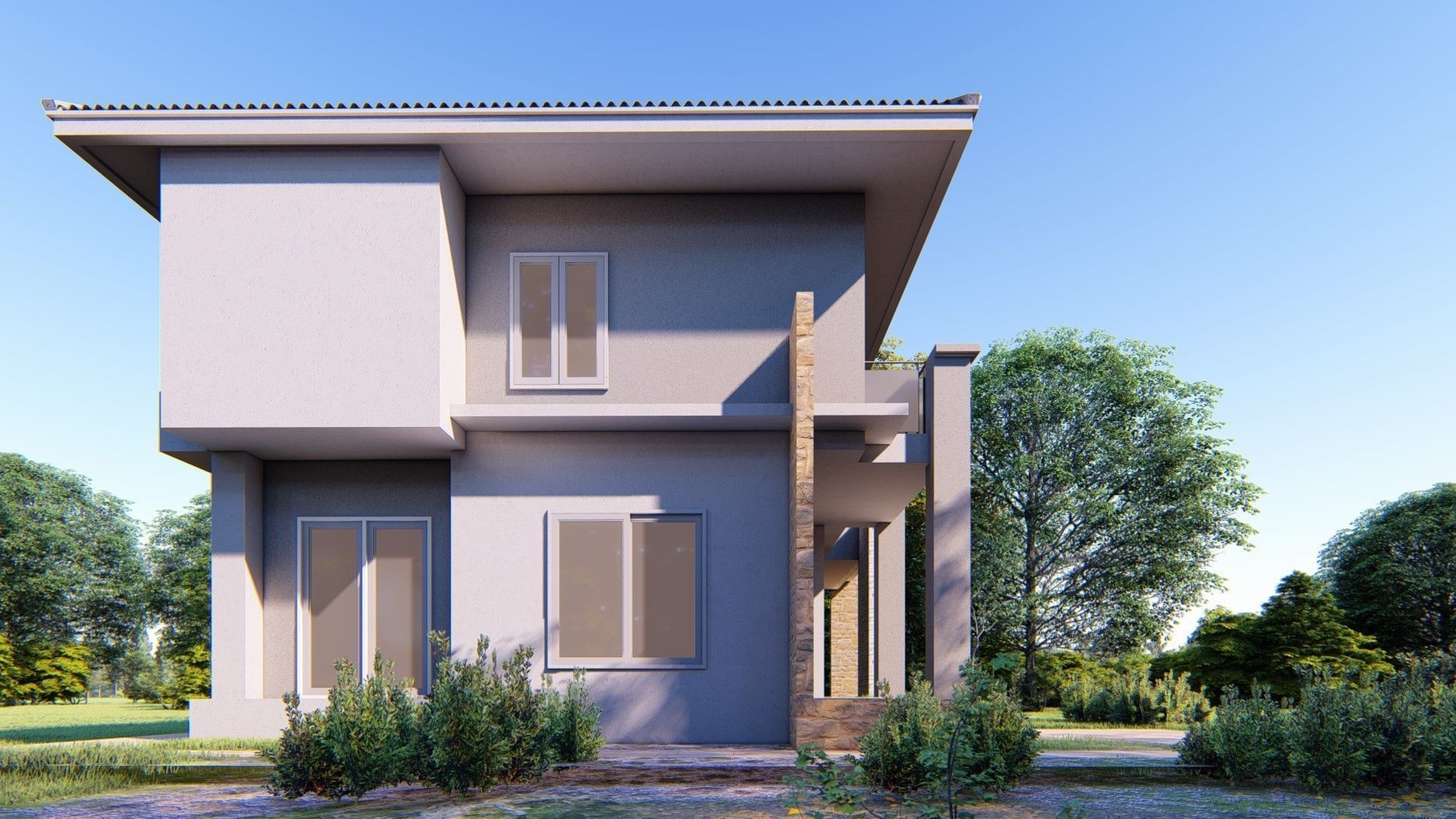 Villa C10 - Home 10x12m 3D model_33