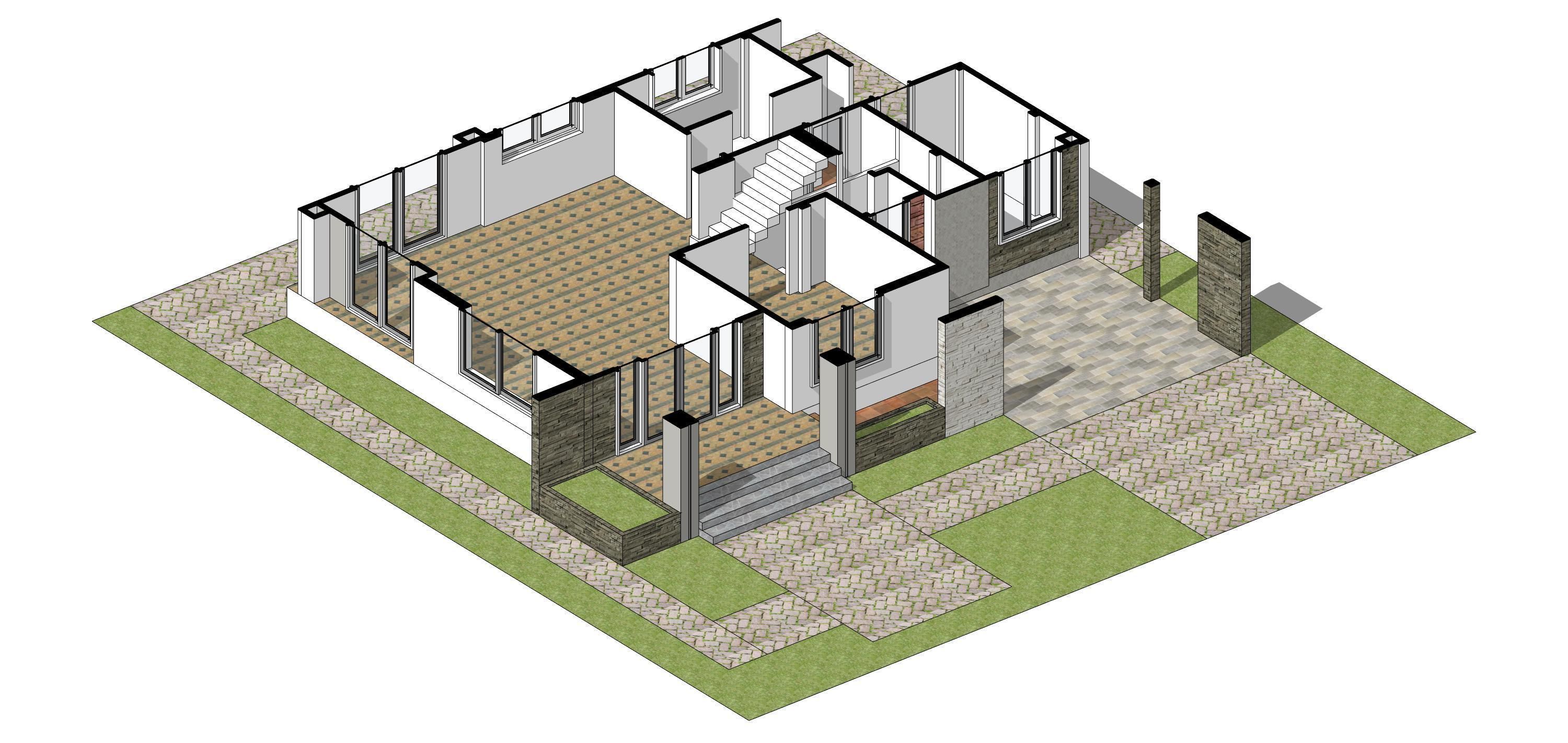 Villa C10 - Home 10x12m 3D model_25