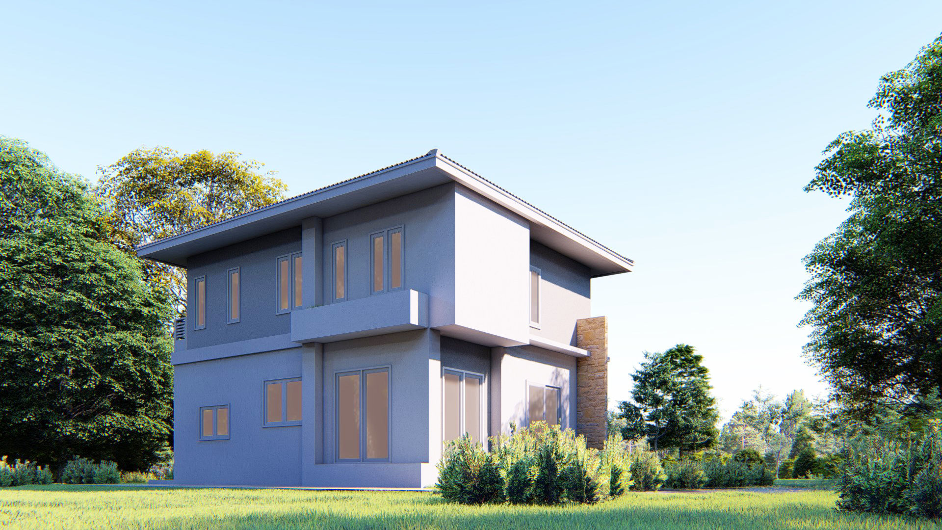 Villa C10 - Home 10x12m 3D model_34