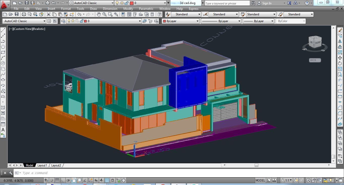 House Architectural Project 01 - The plan is empty 3D model_32