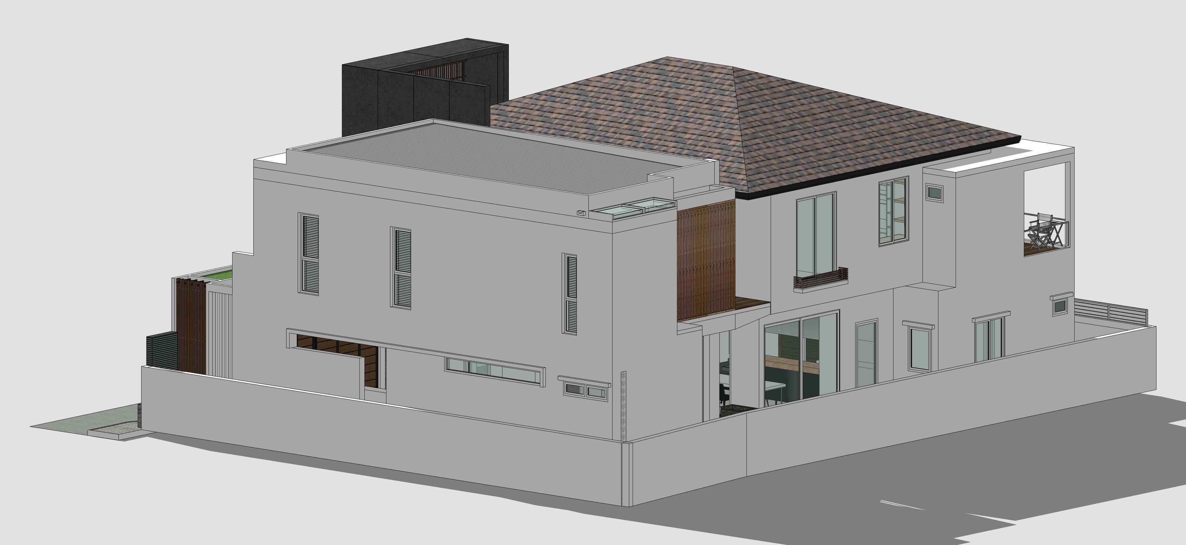House Architectural Project 01 - The plan is empty 3D model_5