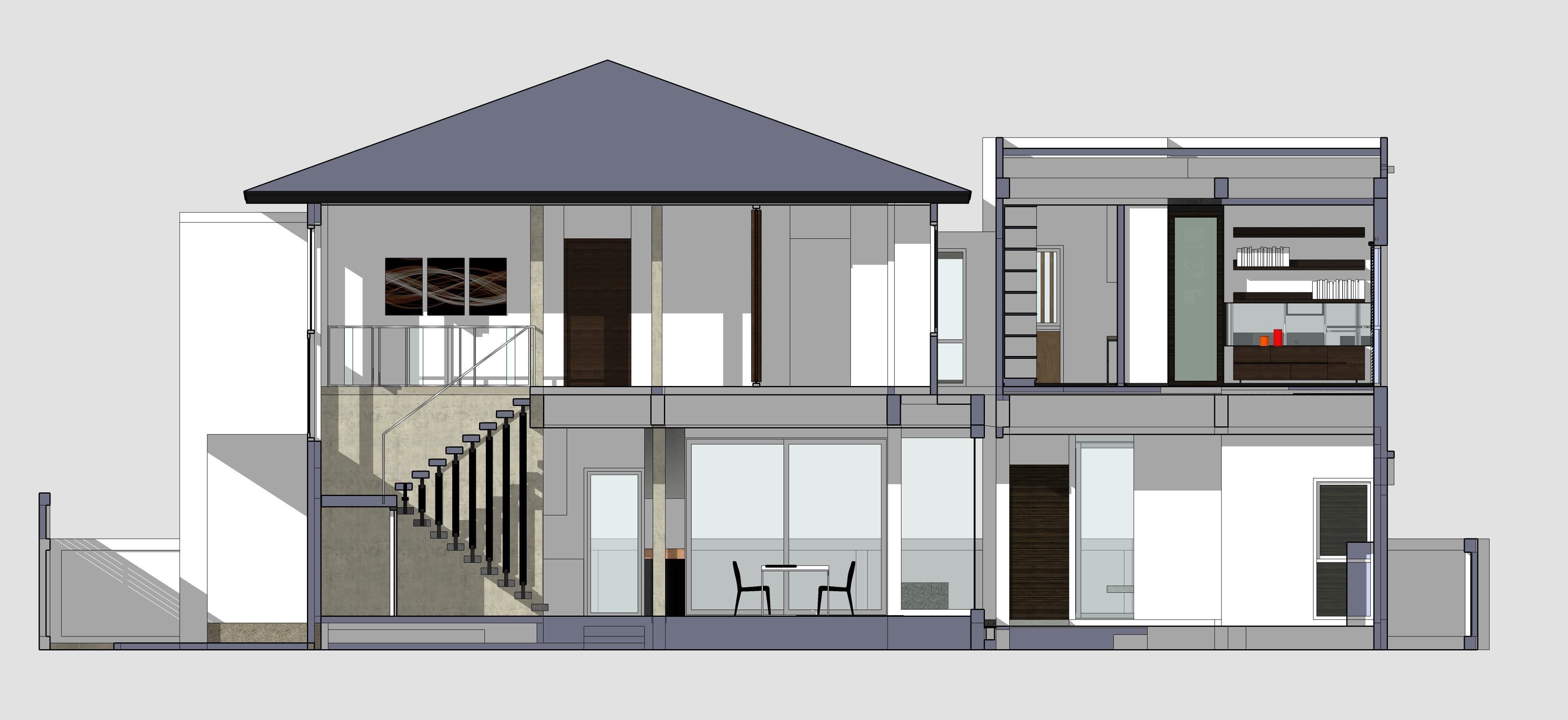 House Architectural Project 01 - The plan is empty 3D model_16